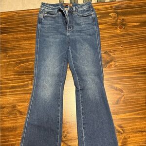 Judy Blue Dark Blue Flare Jeans